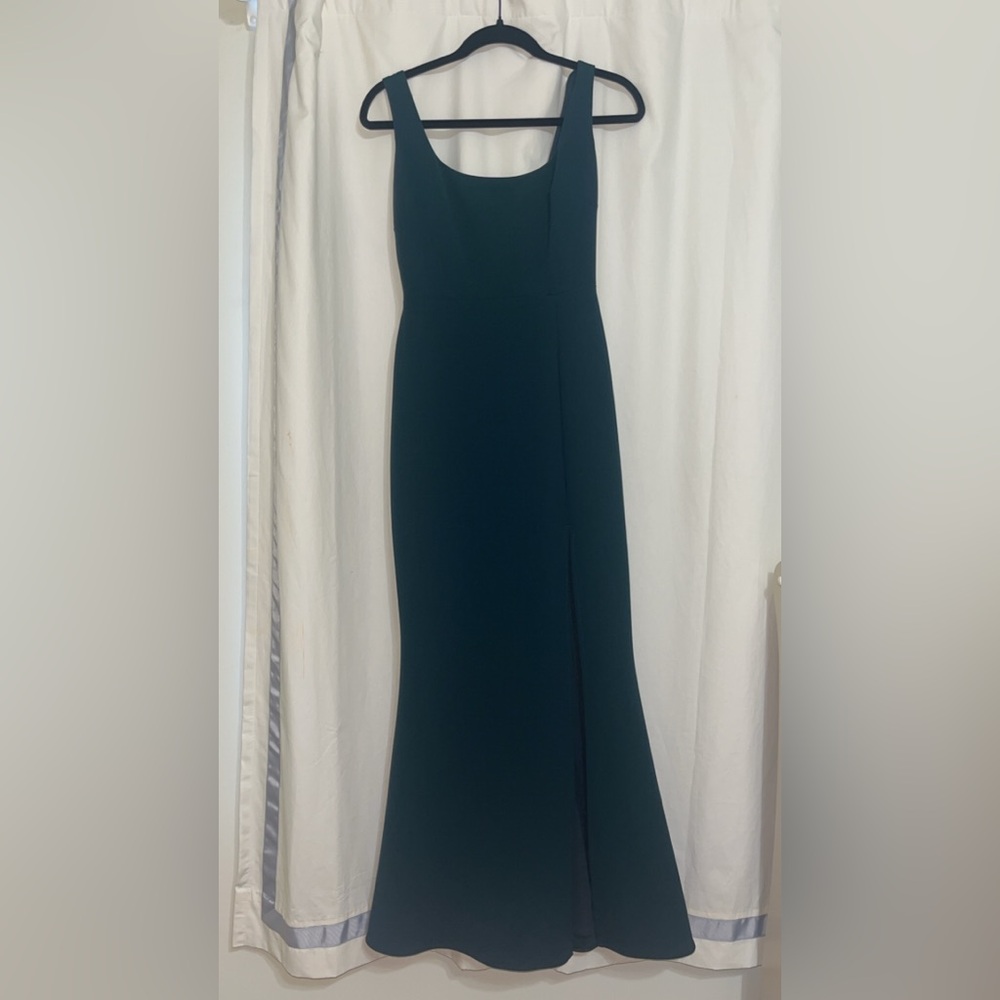 Elegant Teal Evening Gown